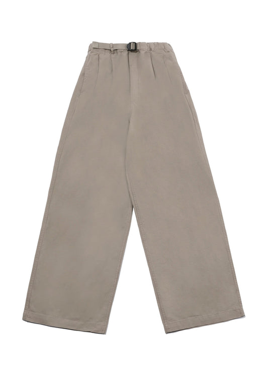 Two Tuck Wide Pants Pants Kappy BEIGE Free Size