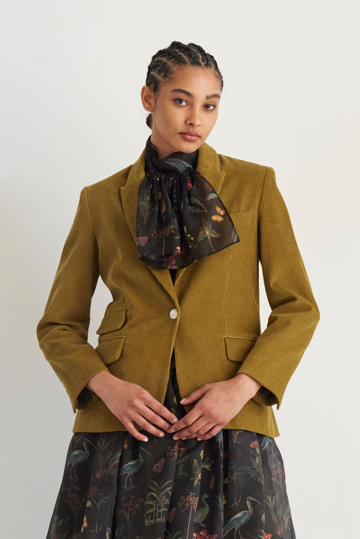 Scarlett Top in Audubon Silk Organza Tops CHRISTINE ALCALAY - 4