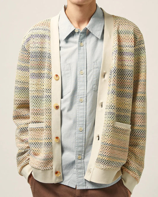 Rainbow Mesh Cardigan Sweaters Corridor