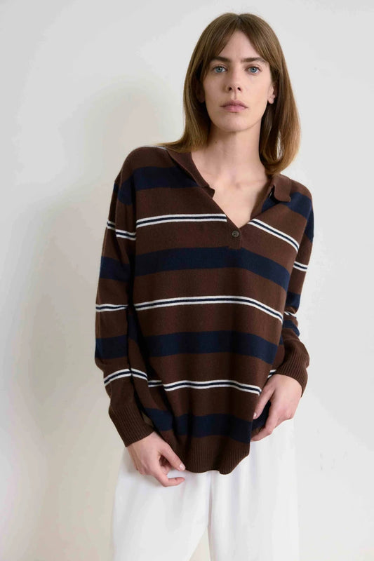 Lightweight Wool Polo Sweaters Almina Concept