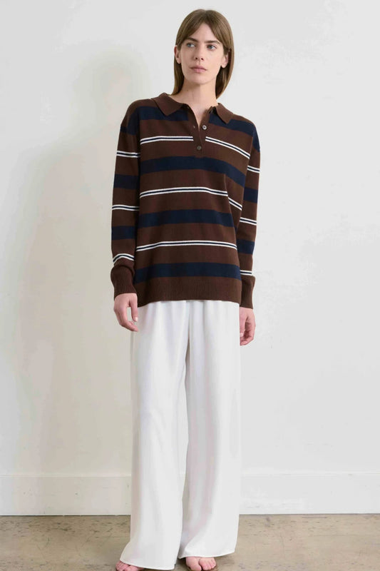 Lightweight Wool Polo Sweaters Almina Concept