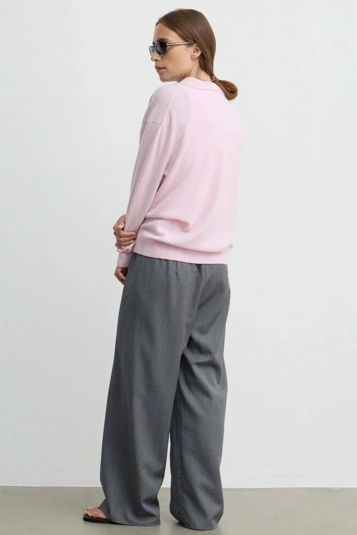 Lightweight Wool Polo - 5