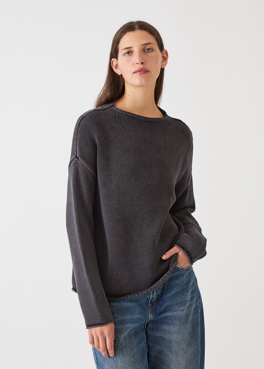 Lamis Washed Cotton Sweater Sweaters DEMYLEE New York