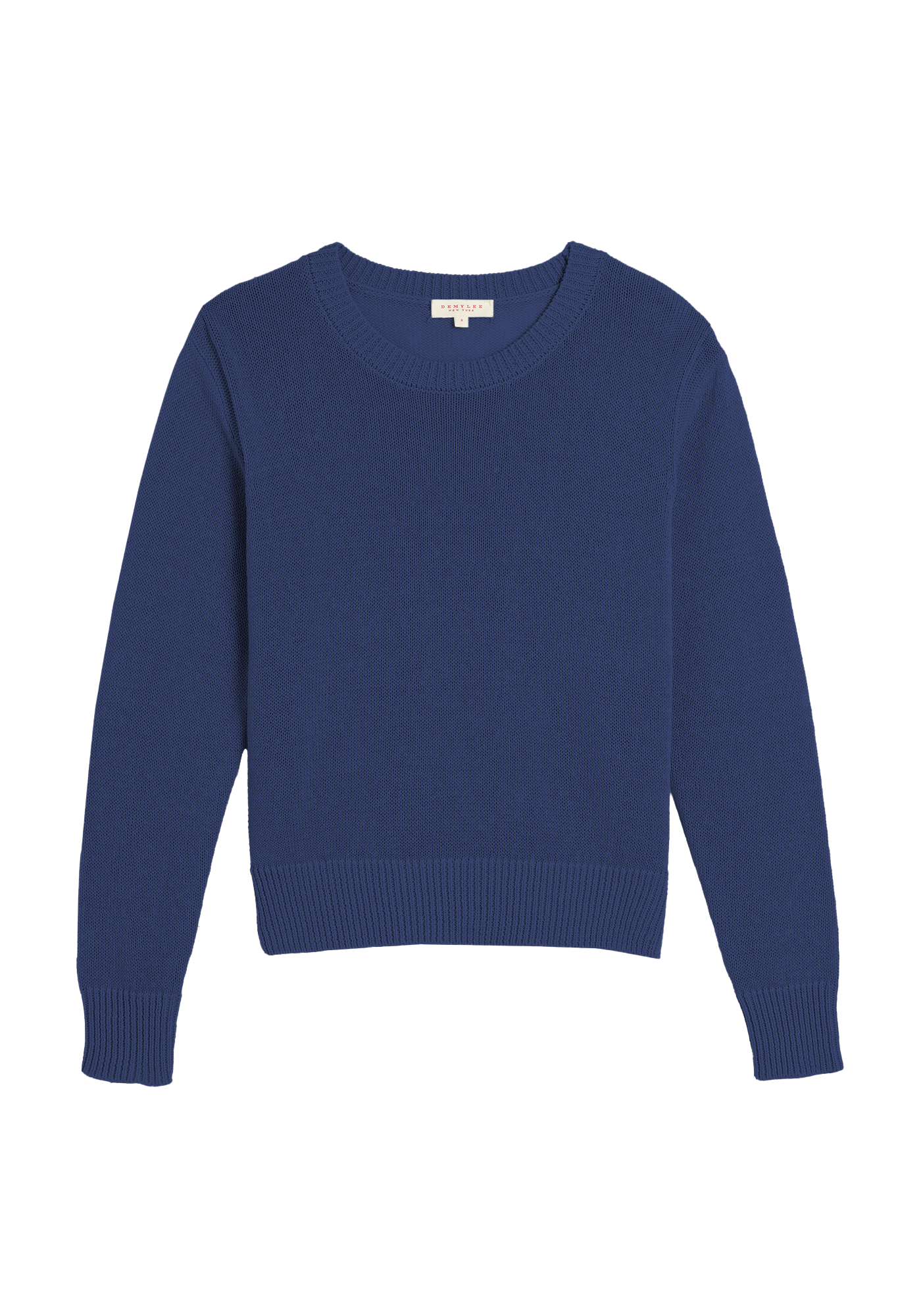 Lana Cotton Linen Sweater Tops DEMYLEE New York Indigo S