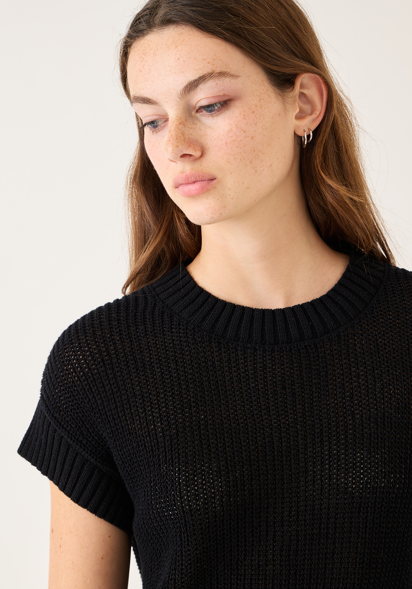 Marlowe Cotton Linen Top Tops DEMYLEE New York