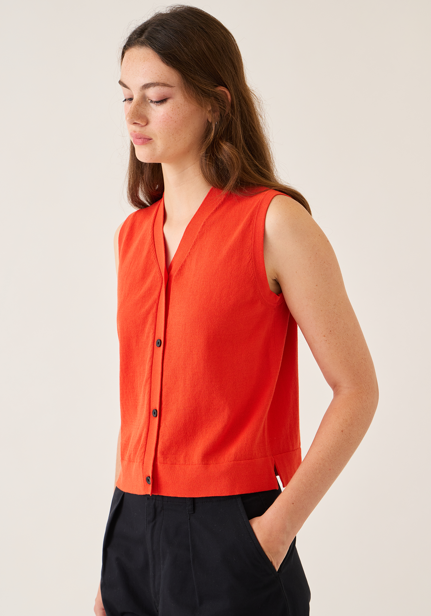 Anya Fine Cotton Stretch Top Tops DEMYLEE New York