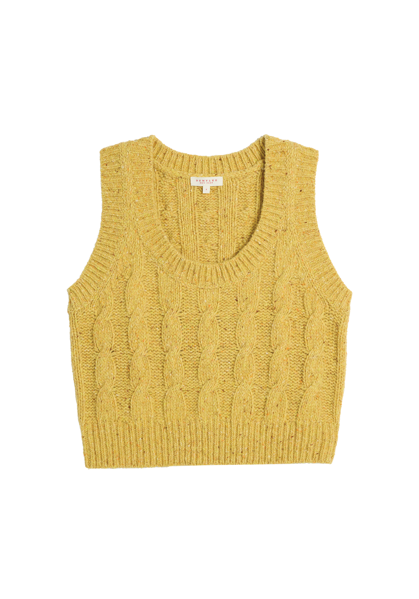 Hillary Speckled Wool Vest Sweaters DEMYLEE New York