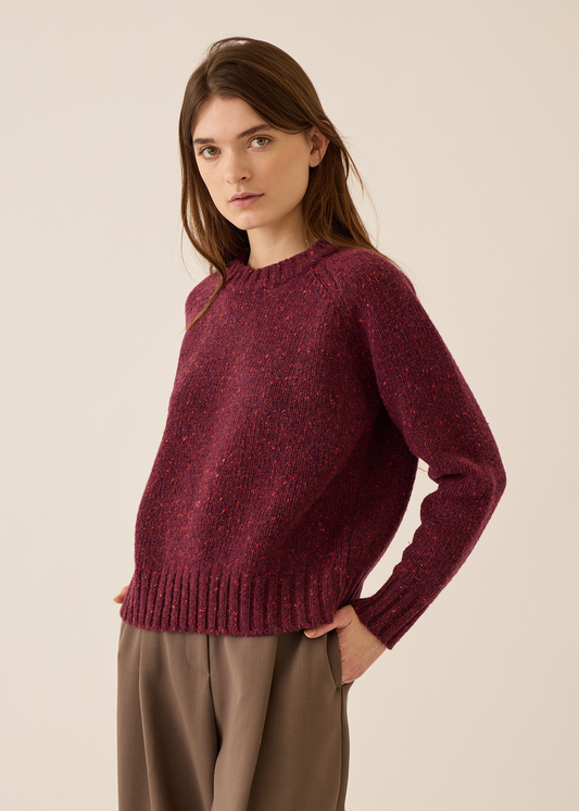 Emberly Speckled Wool Sweater Sweaters DEMYLEE New York