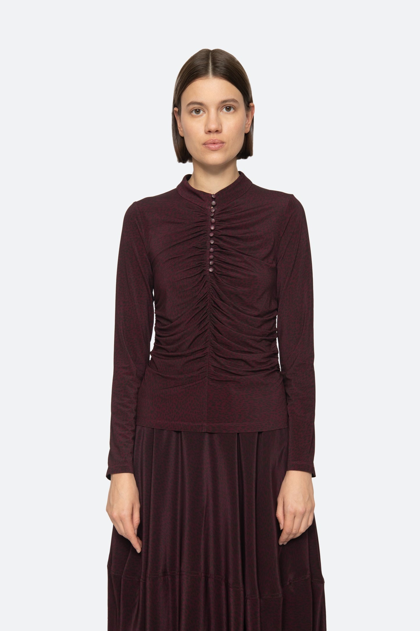 Charlize Print L/SLV Top Shirts SEA NEW YORK
