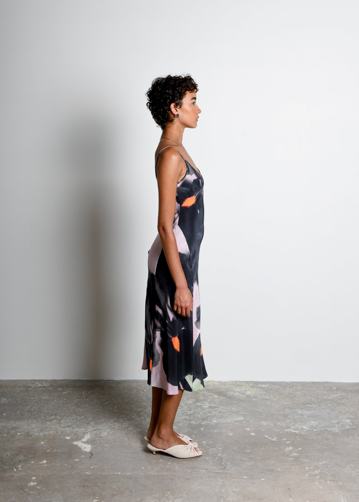 Noir Slip Dress UNTITLED IN MOTION
