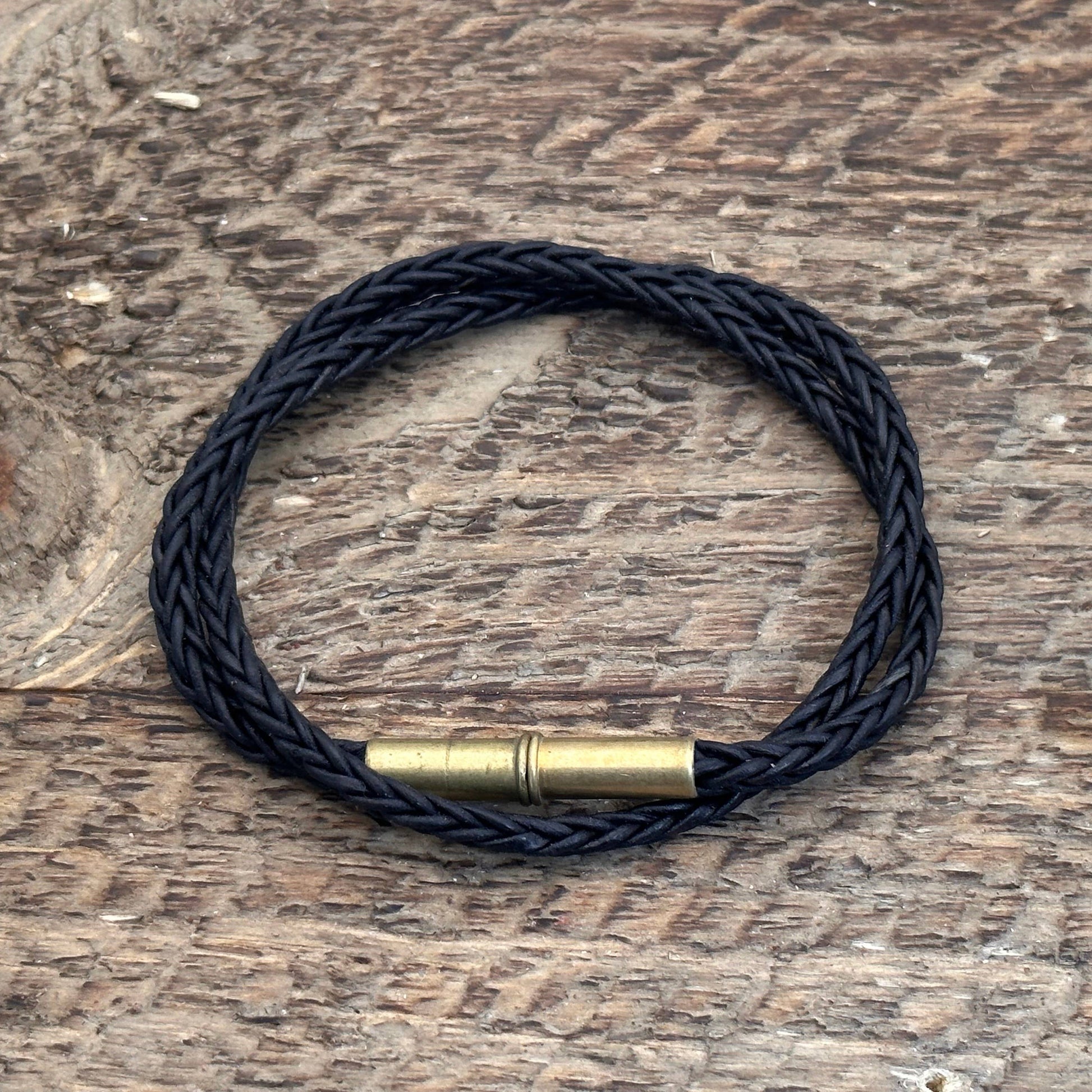 Flint Braided Bracelet Accessories Tres Cuervos Black L