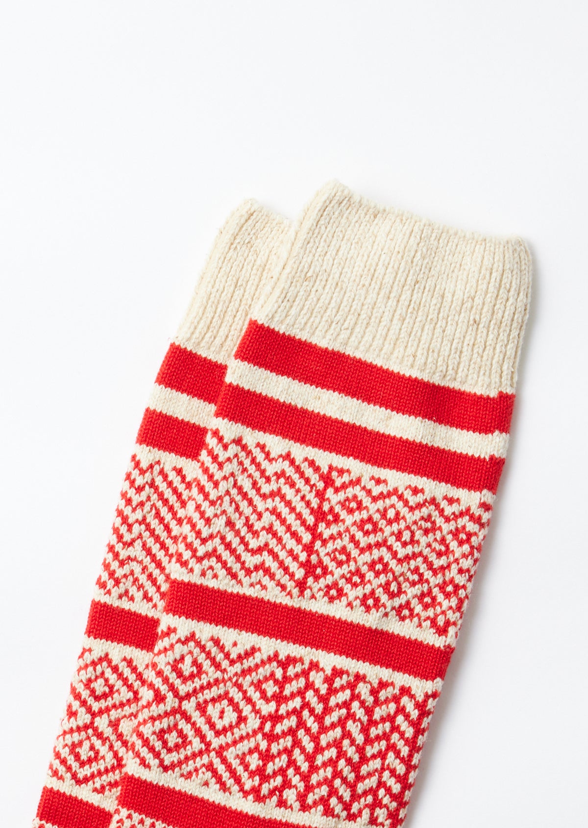 Jacquard Crew Socks Socks RoToTo - 3