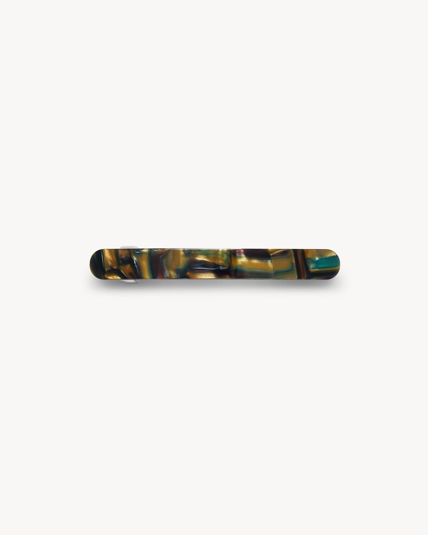 Midi Paris Barrette in Green Tortoise Hair Accessories MACHETE