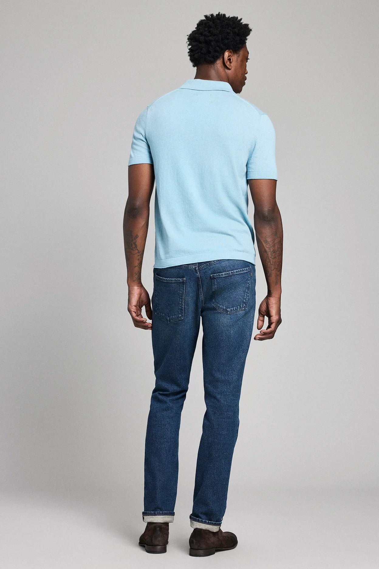 Cotton Linen Sweater Polo Shirts Billy Reid