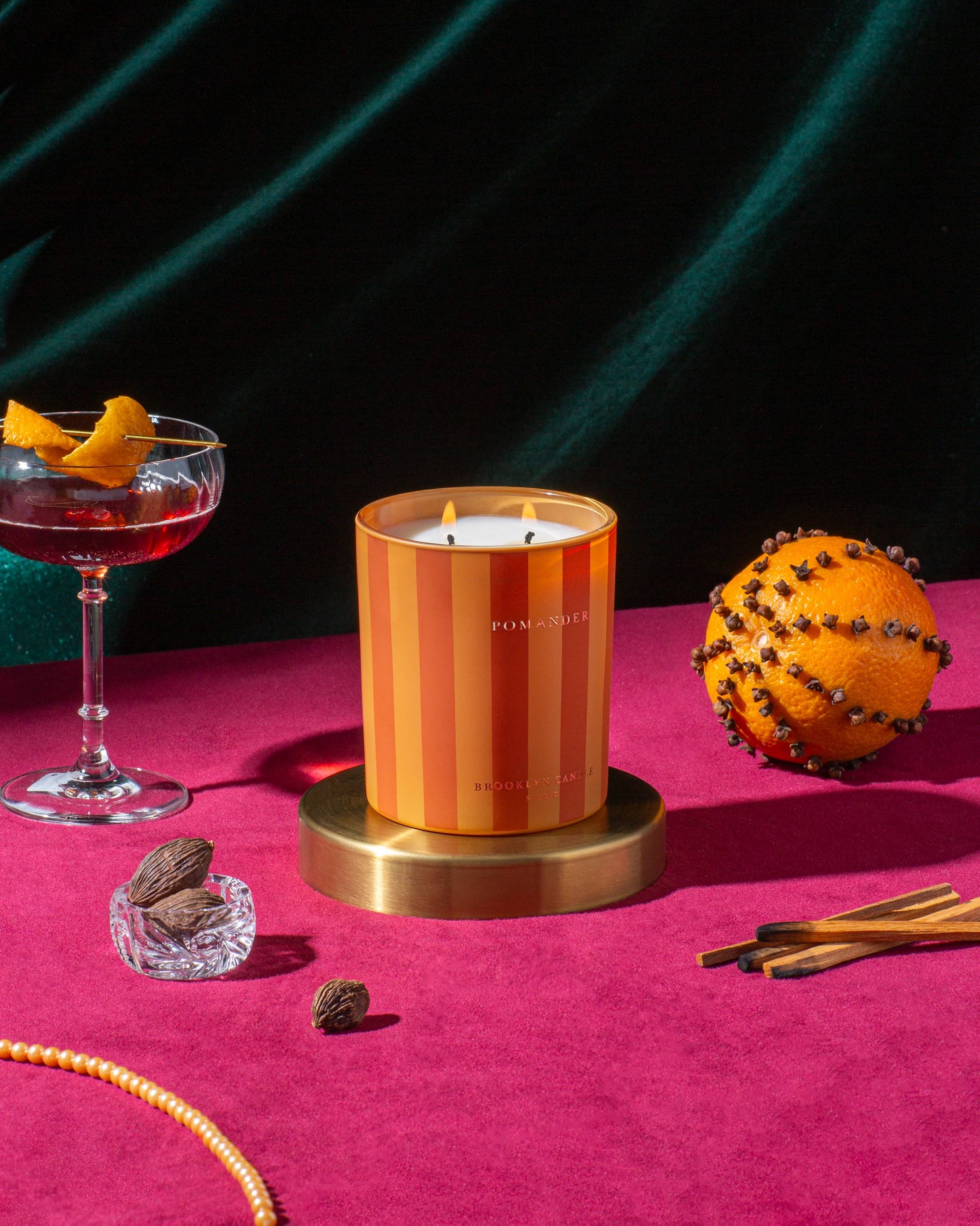 Pomander Holiday Candle Candles Brooklyn Candle Studio