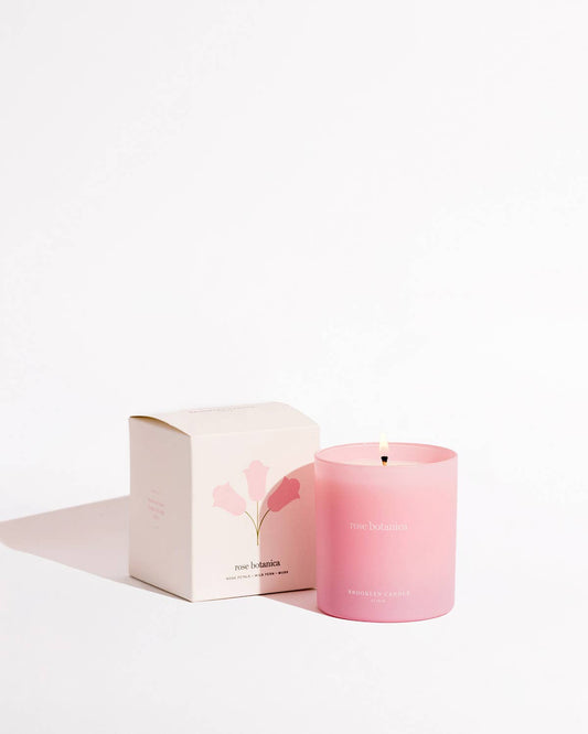 Rose Botanica Valentine's Day Candle Candles Brooklyn Candle Studio