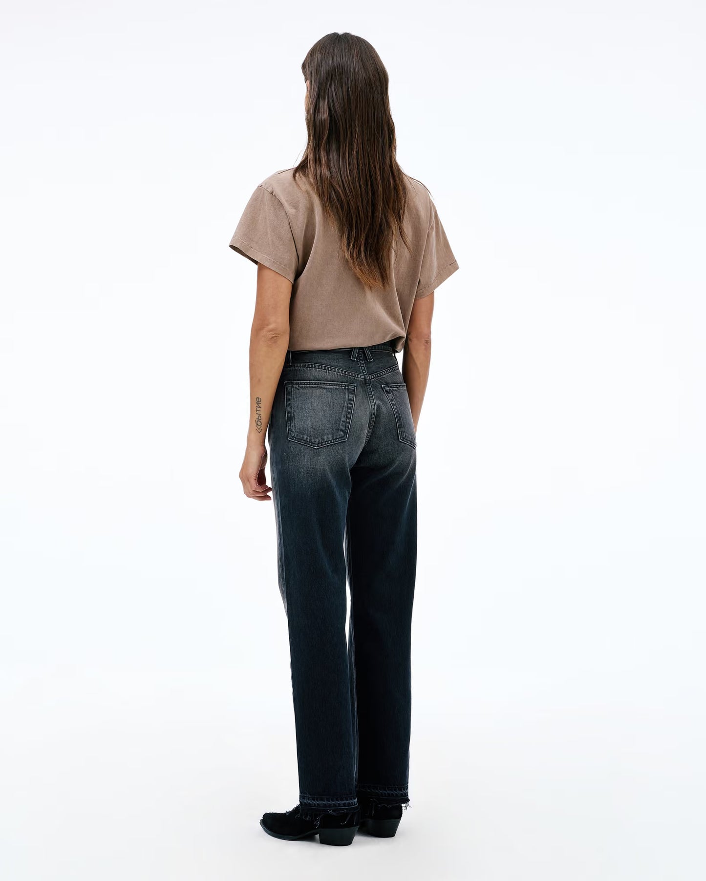 Kendra Straight Leg High Rise Jeans