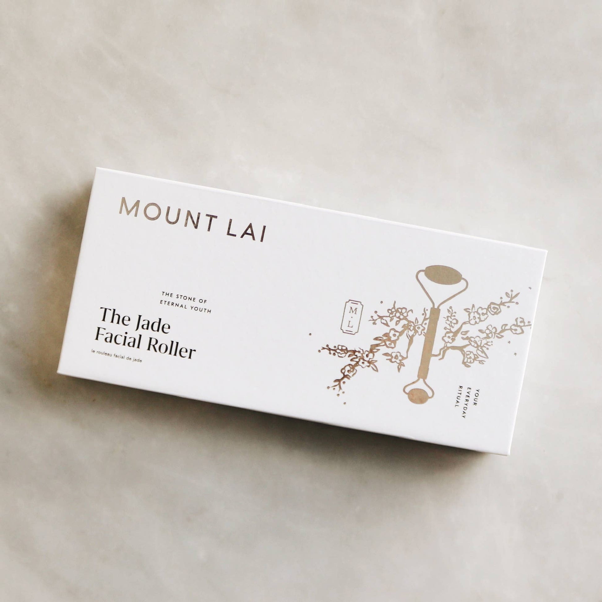 The De-Puffing Jade Facial Roller Beauty Mount Lai