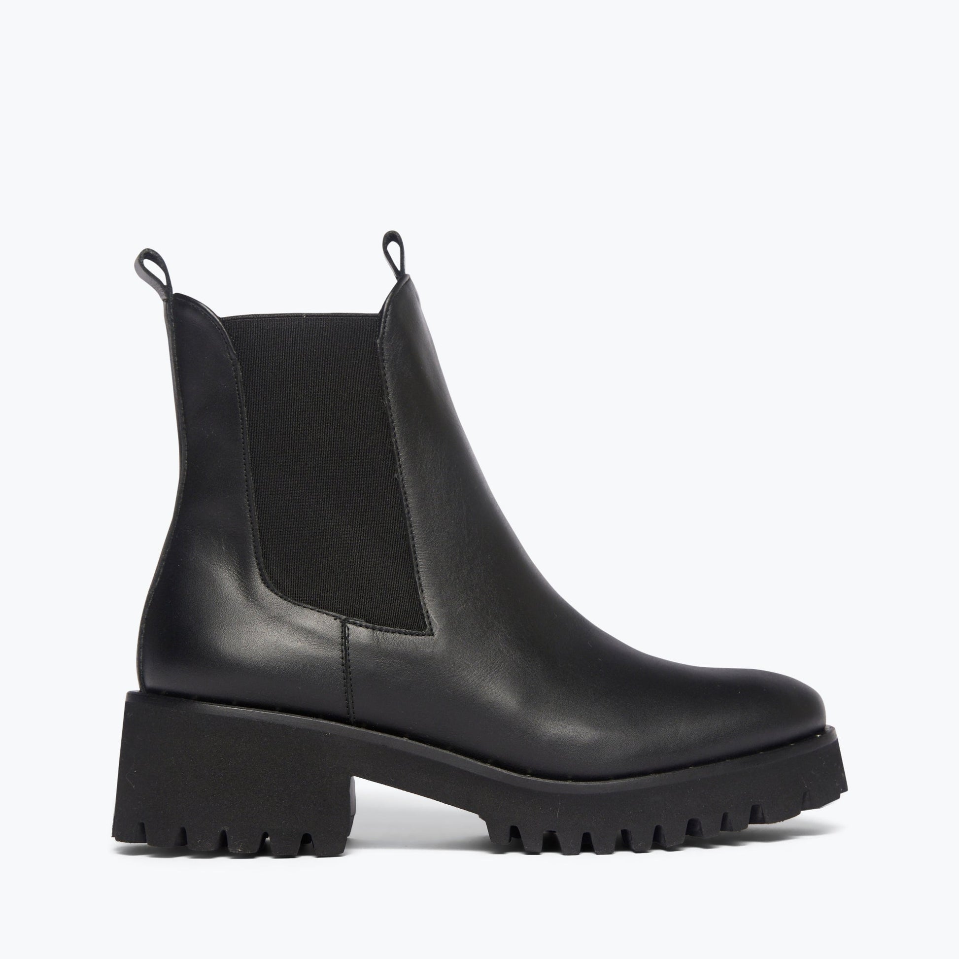 Brooke Chelsea Boot Shoes Freda Salvador Black Calf Water Resistant 6.5