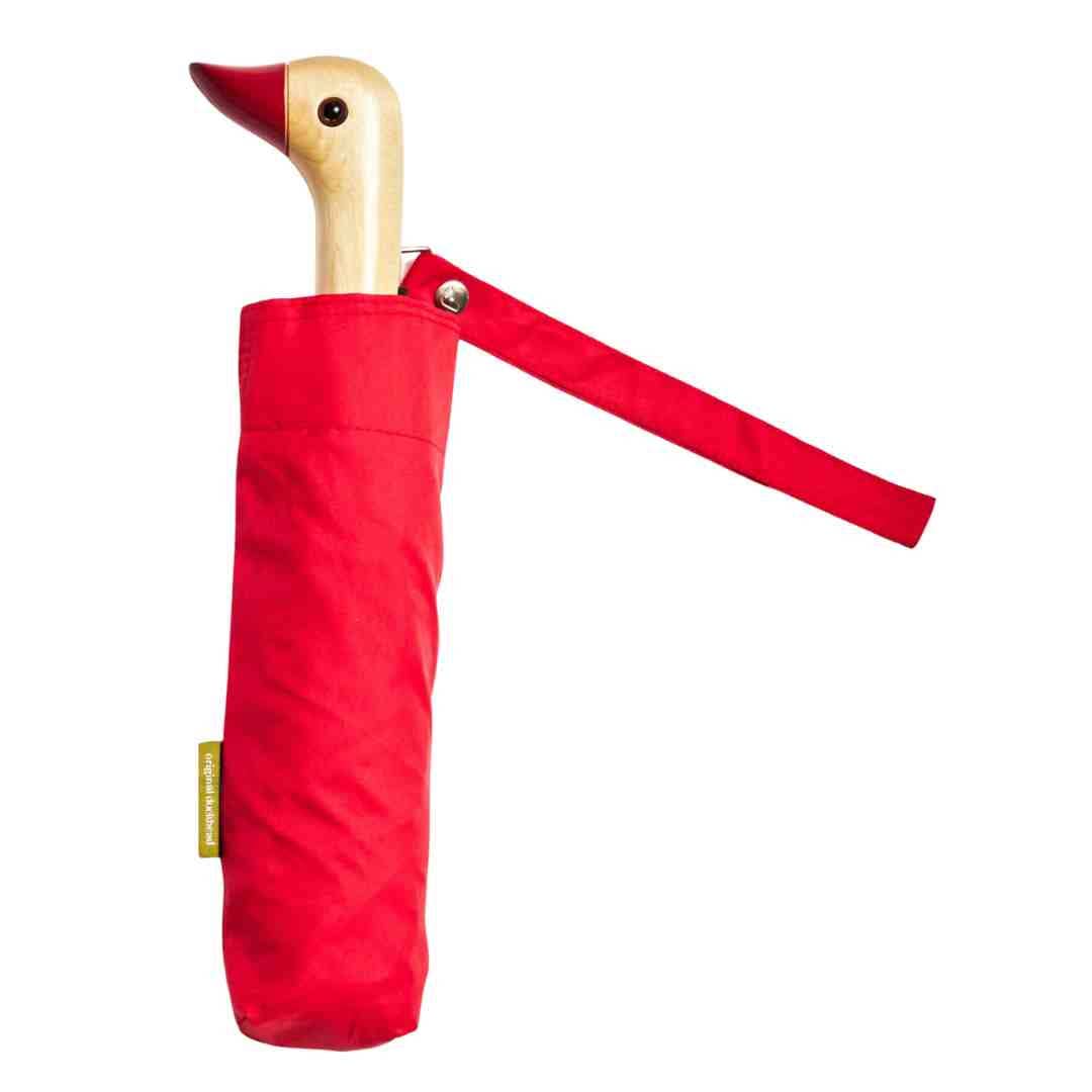 Red Compact Compact Duck Umbrella  Original Duckhead US   