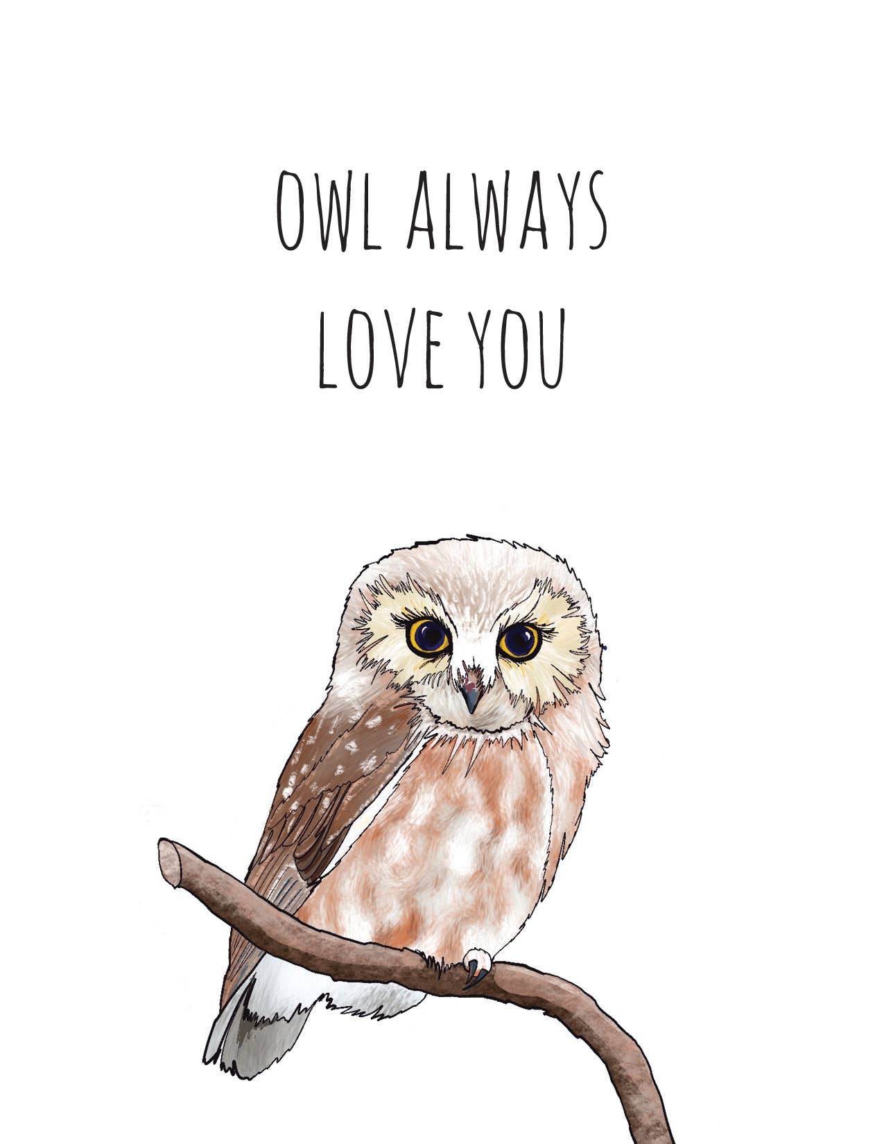 Owl Always Love You Noted By Copine