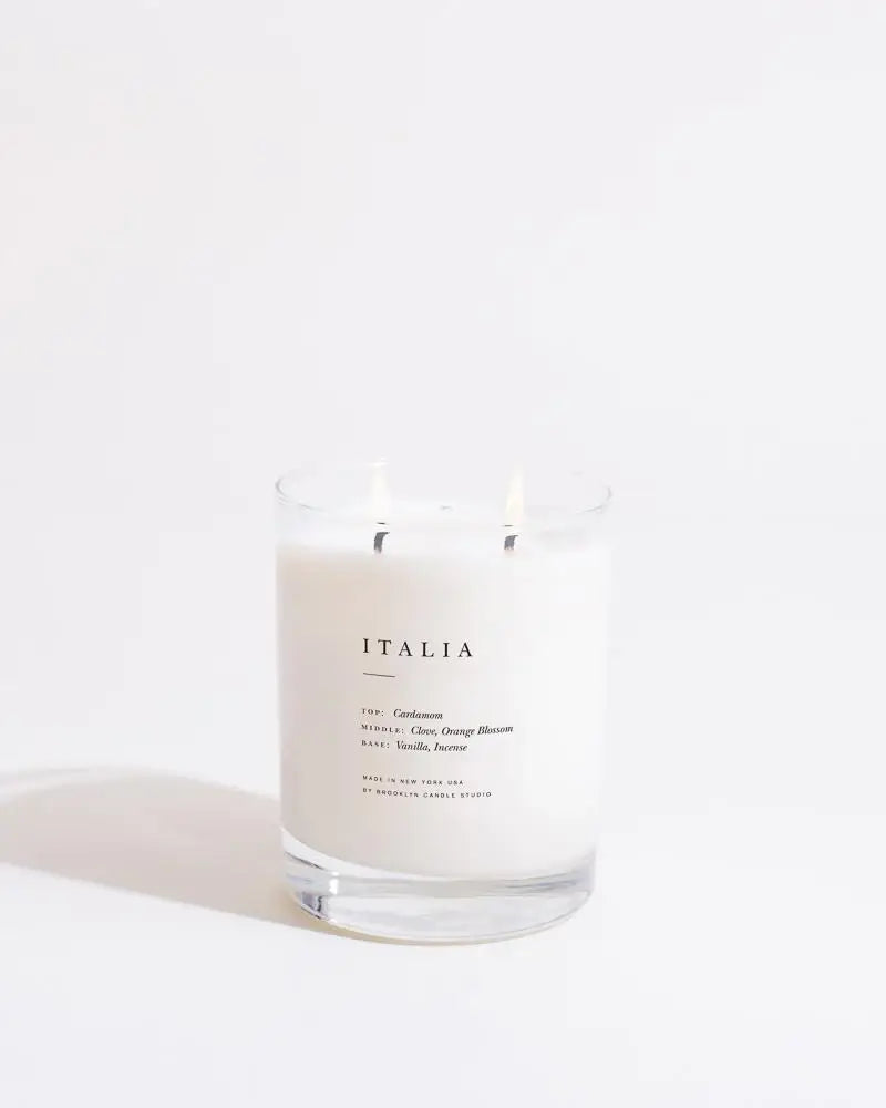 Italia Classic 2-Wick Candle Candles Brooklyn Candle Studio