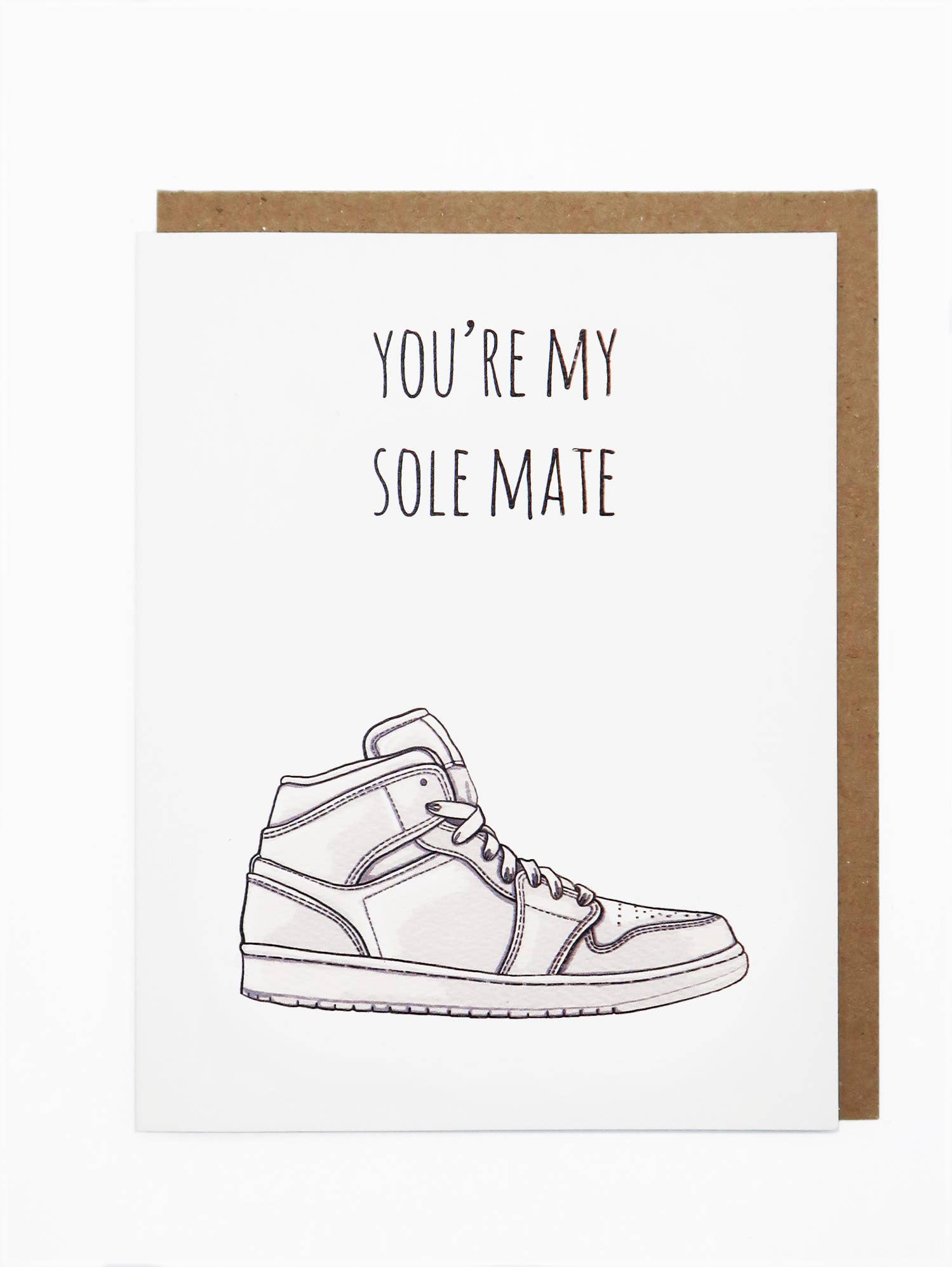 Sole Mate - Hand Illustrated Love Card Cards Noted By Copine