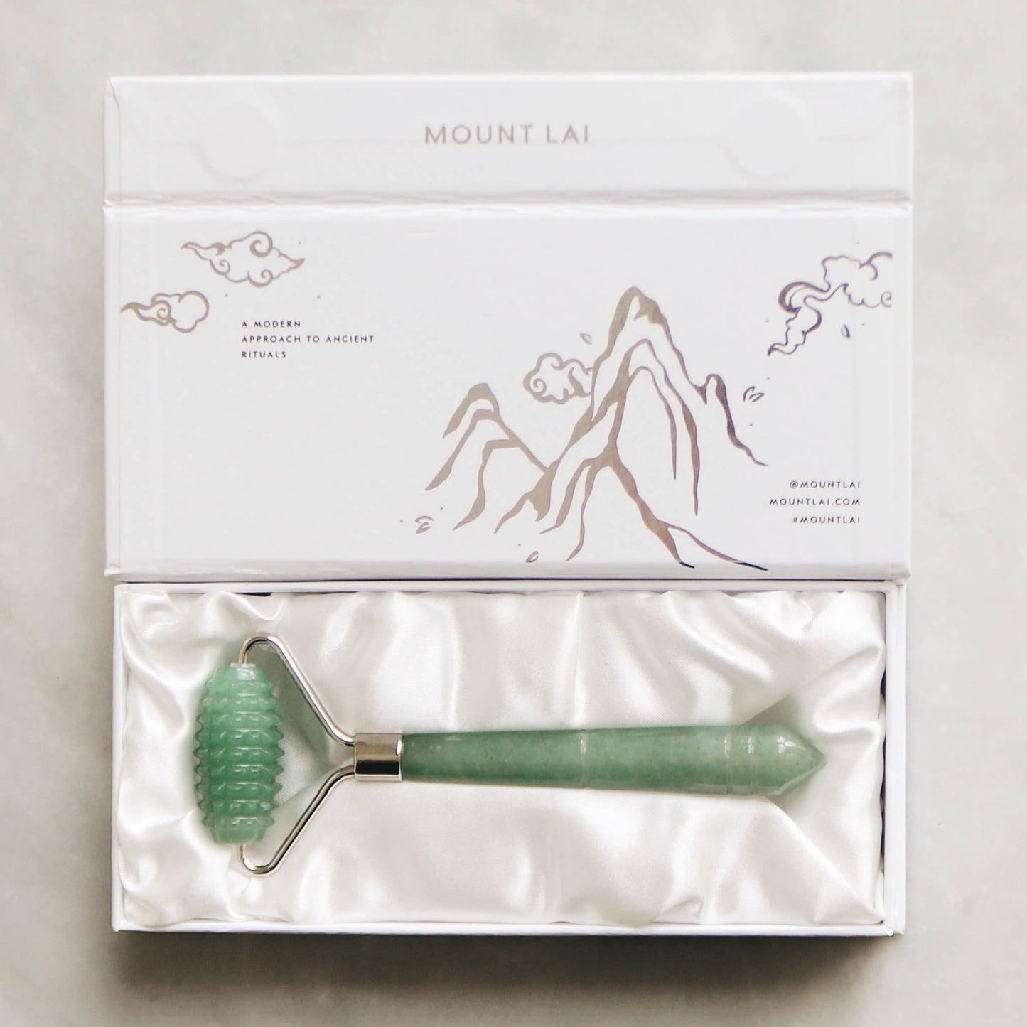 The Jade Textured Facial Roller Beauty Mount Lai