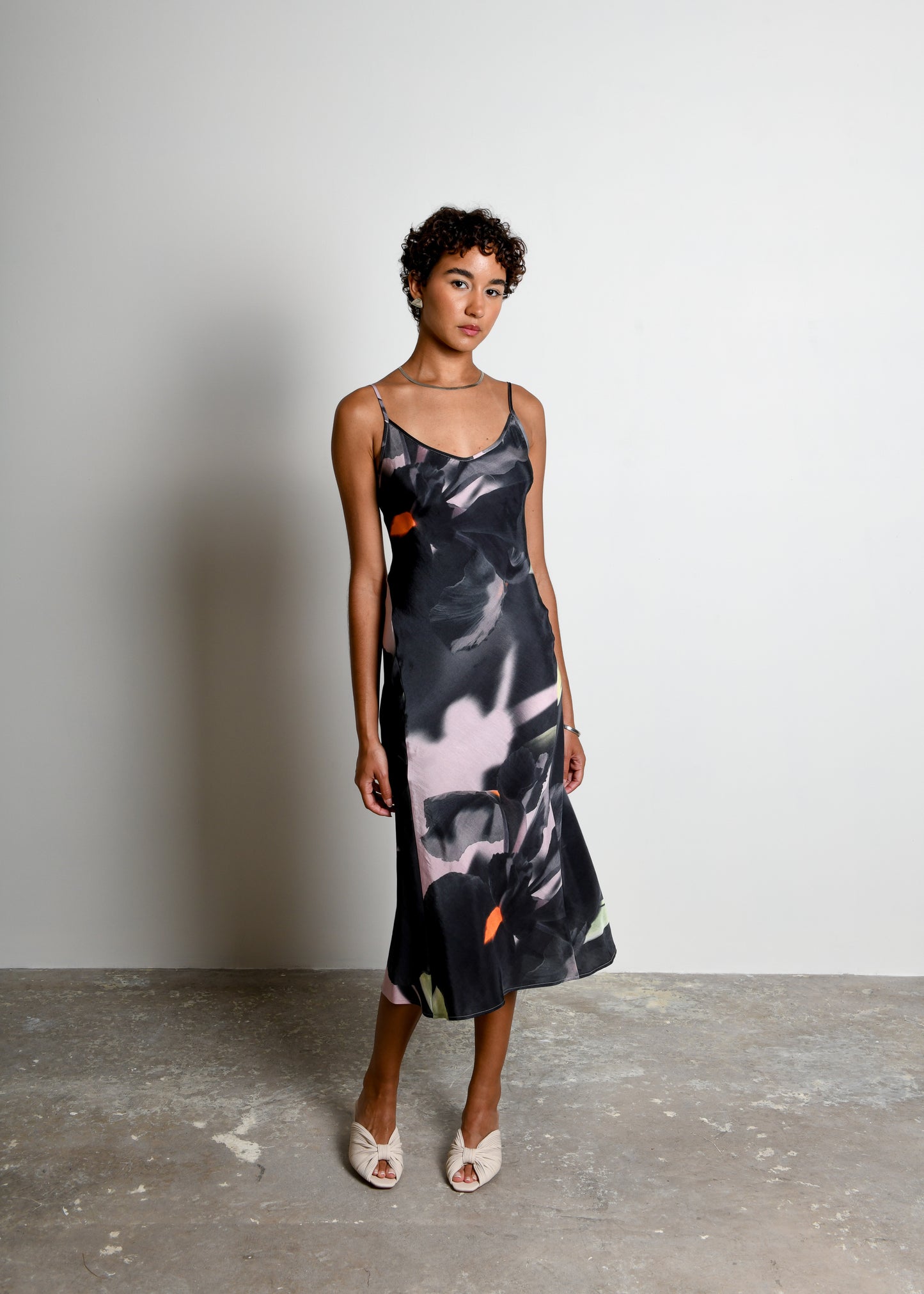 Noir Slip Dress UNTITLED IN MOTION