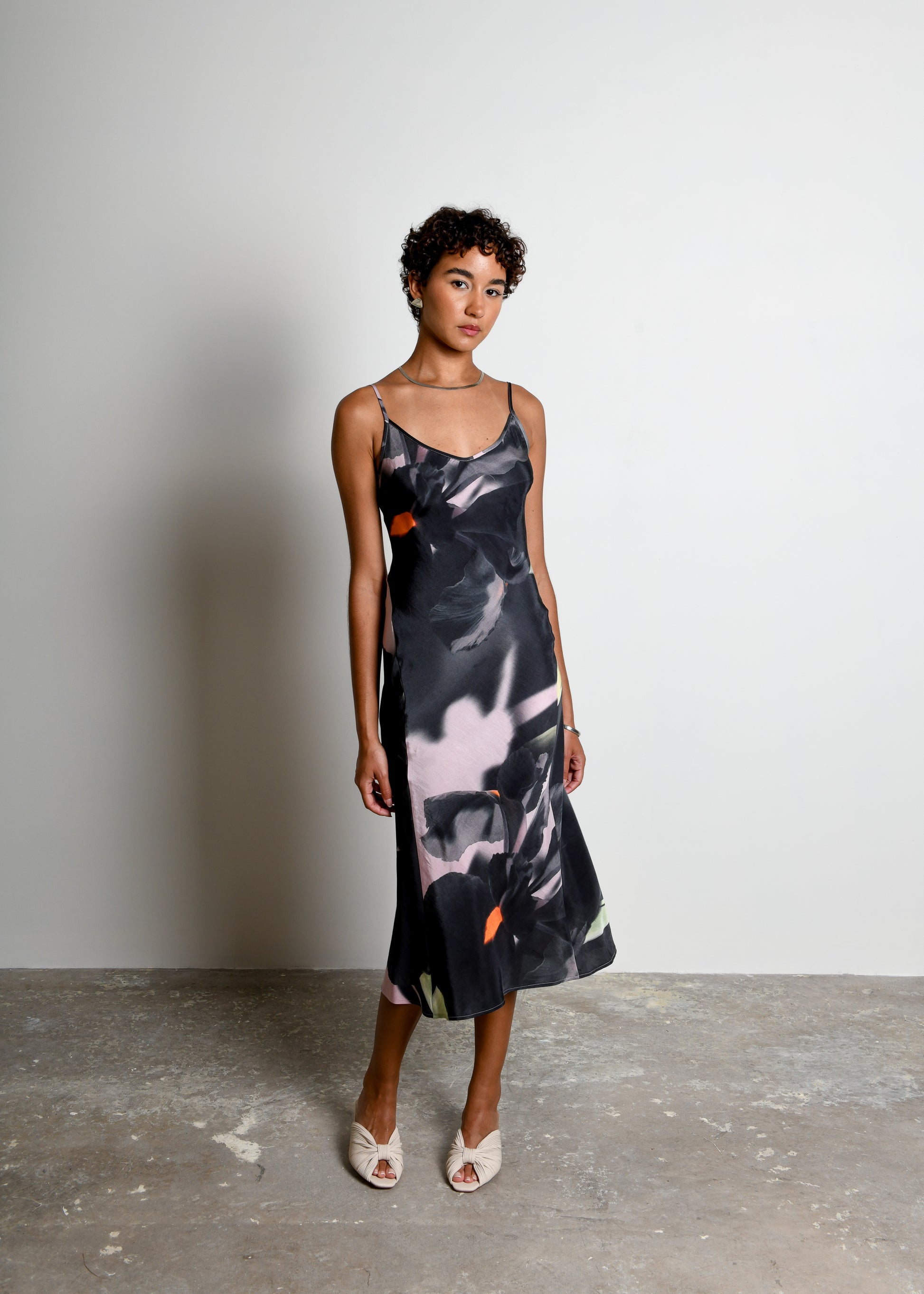 Noir Slip Dress UNTITLED IN MOTION