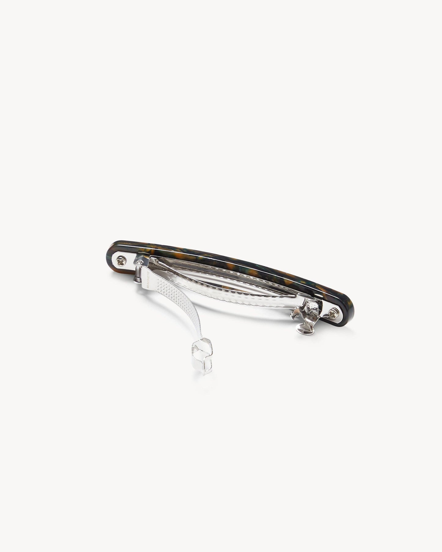 Midi Paris Barrette in Green Tortoise Hair Accessories MACHETE