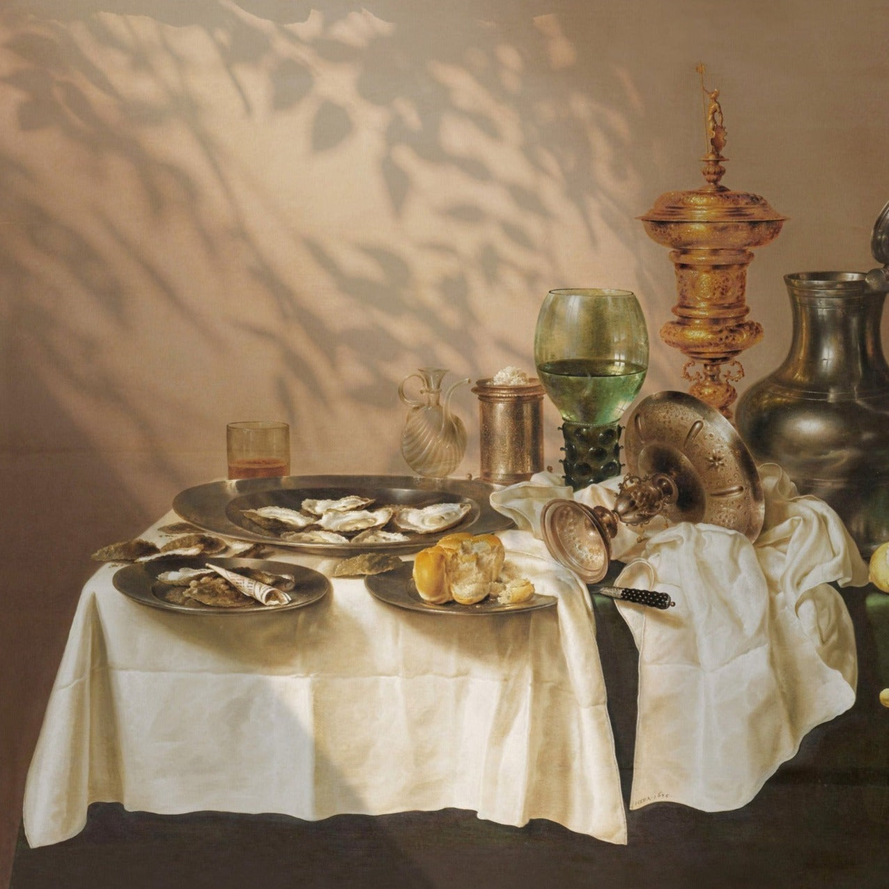 Silk Scarf: Still Life with a Gilt Cup Accessories CHRISTINE ALCALAY