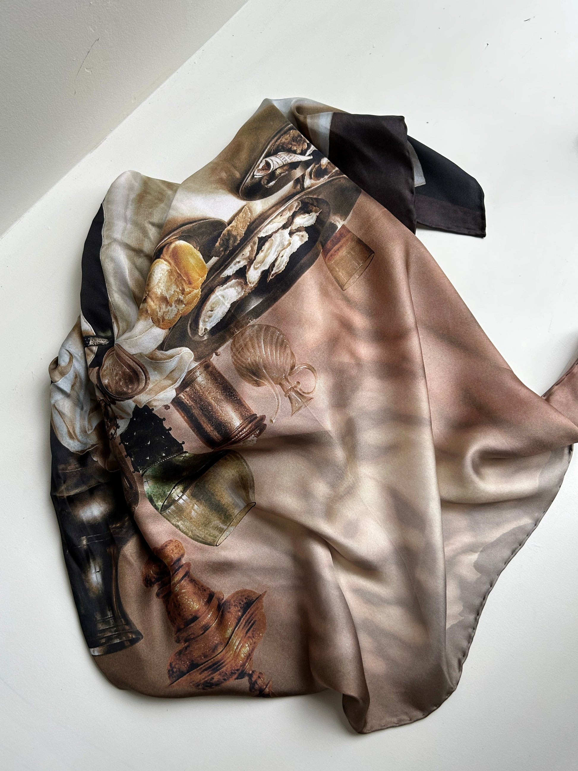 Silk Scarf: Still Life with a Gilt Cup Accessories CHRISTINE ALCALAY