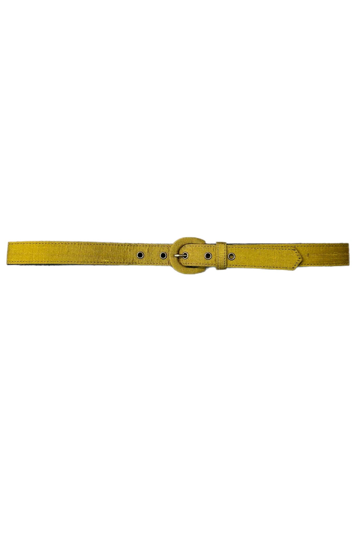 Narrow Belt for Sonder Collection Belts CHRISTINE ALCALAY Citrine (Silk Dupioni) Extra Small 