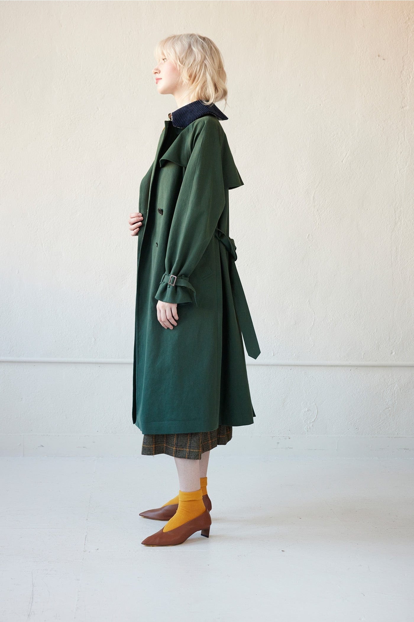 Regine Trench Coat in Cotton Twill Coats CHRISTINE ALCALAY   