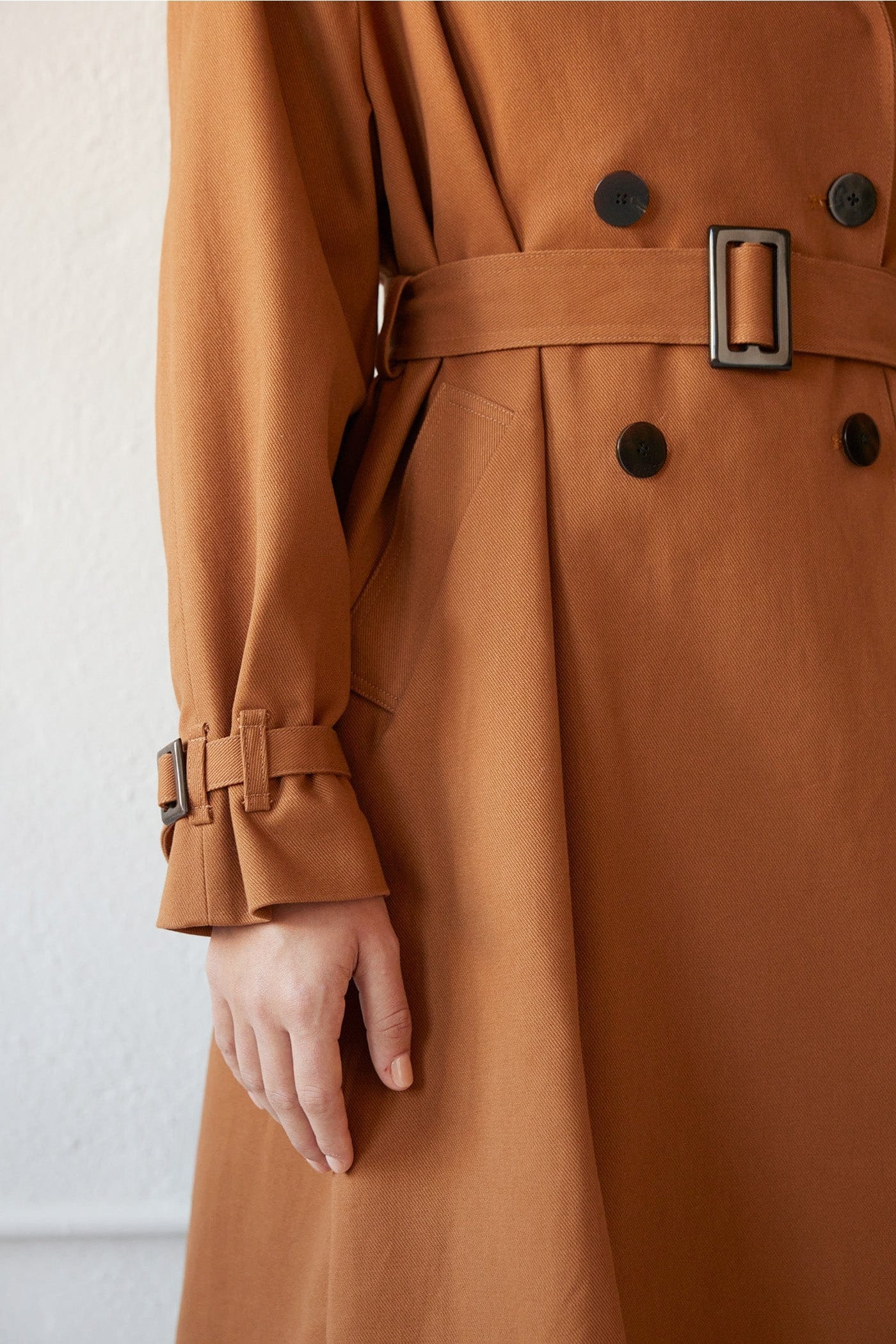 Regine Trench Coat in Cotton Twill Coats CHRISTINE ALCALAY   