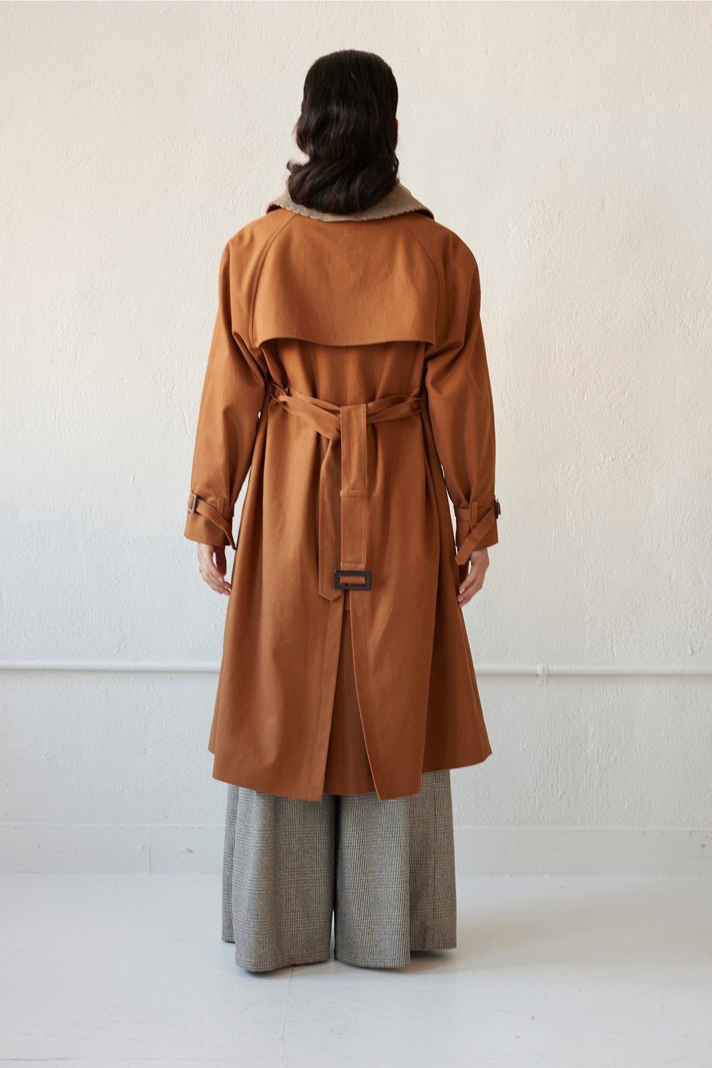 Regine Trench Coat in Cotton Twill Coats CHRISTINE ALCALAY   