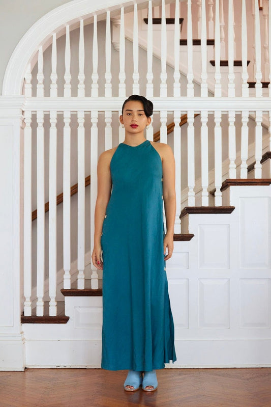 Amelia Dress in Linen Blend Dresses CHRISTINE ALCALAY