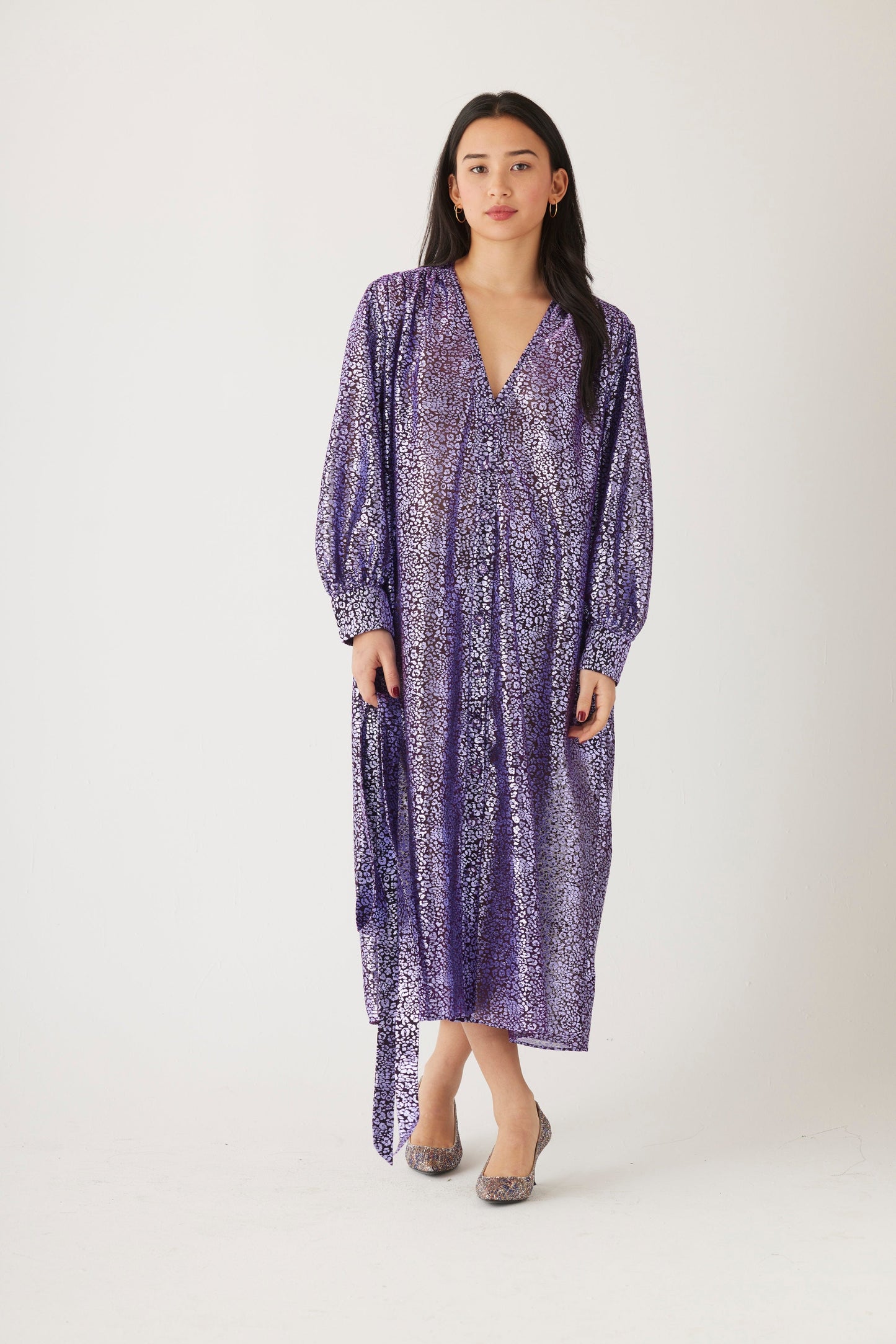 Farrah Dress in Metallic Dresses CHRISTINE ALCALAY   