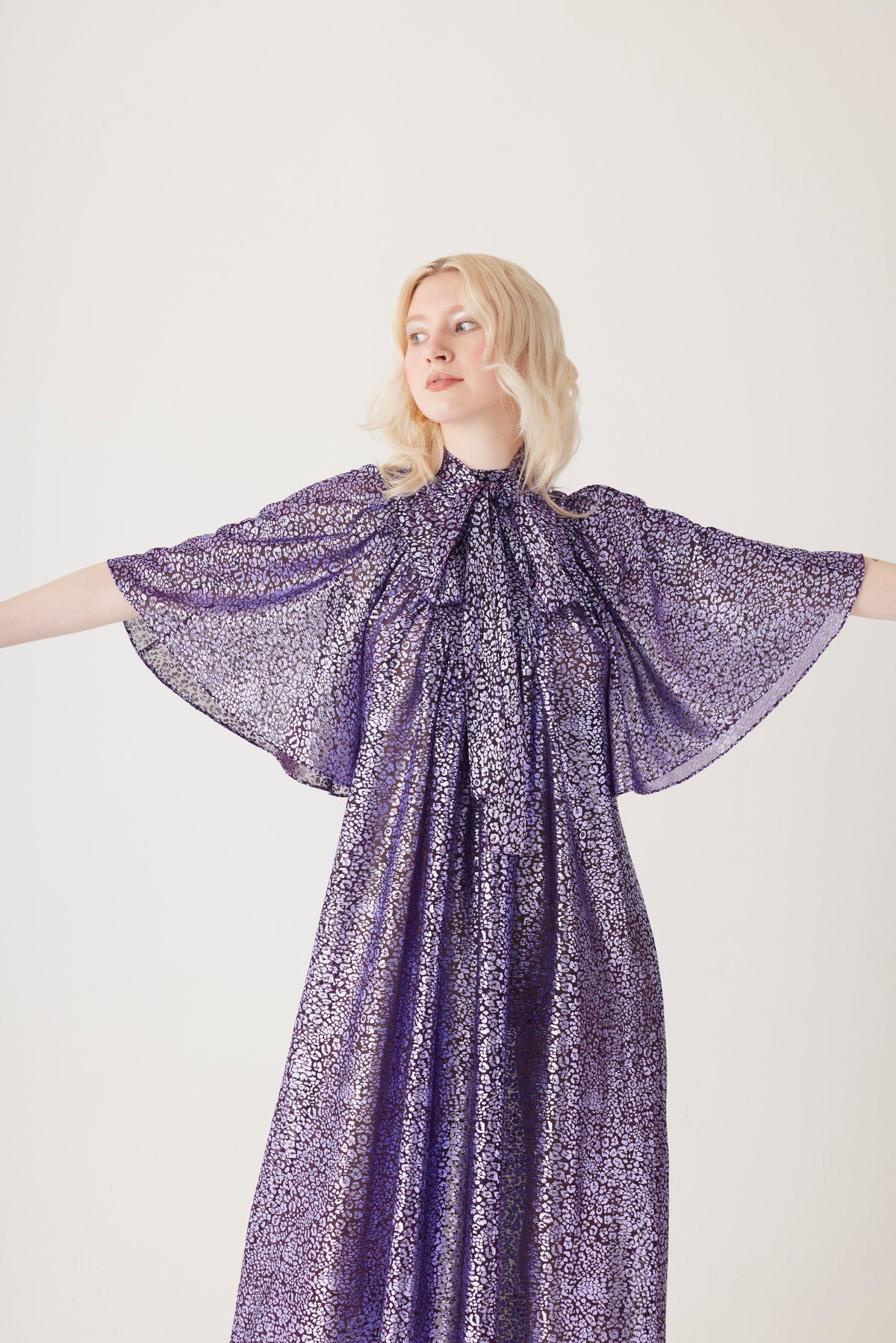 Maya Metallic Dress in Bronze Dresses CHRISTINE ALCALAY - 8