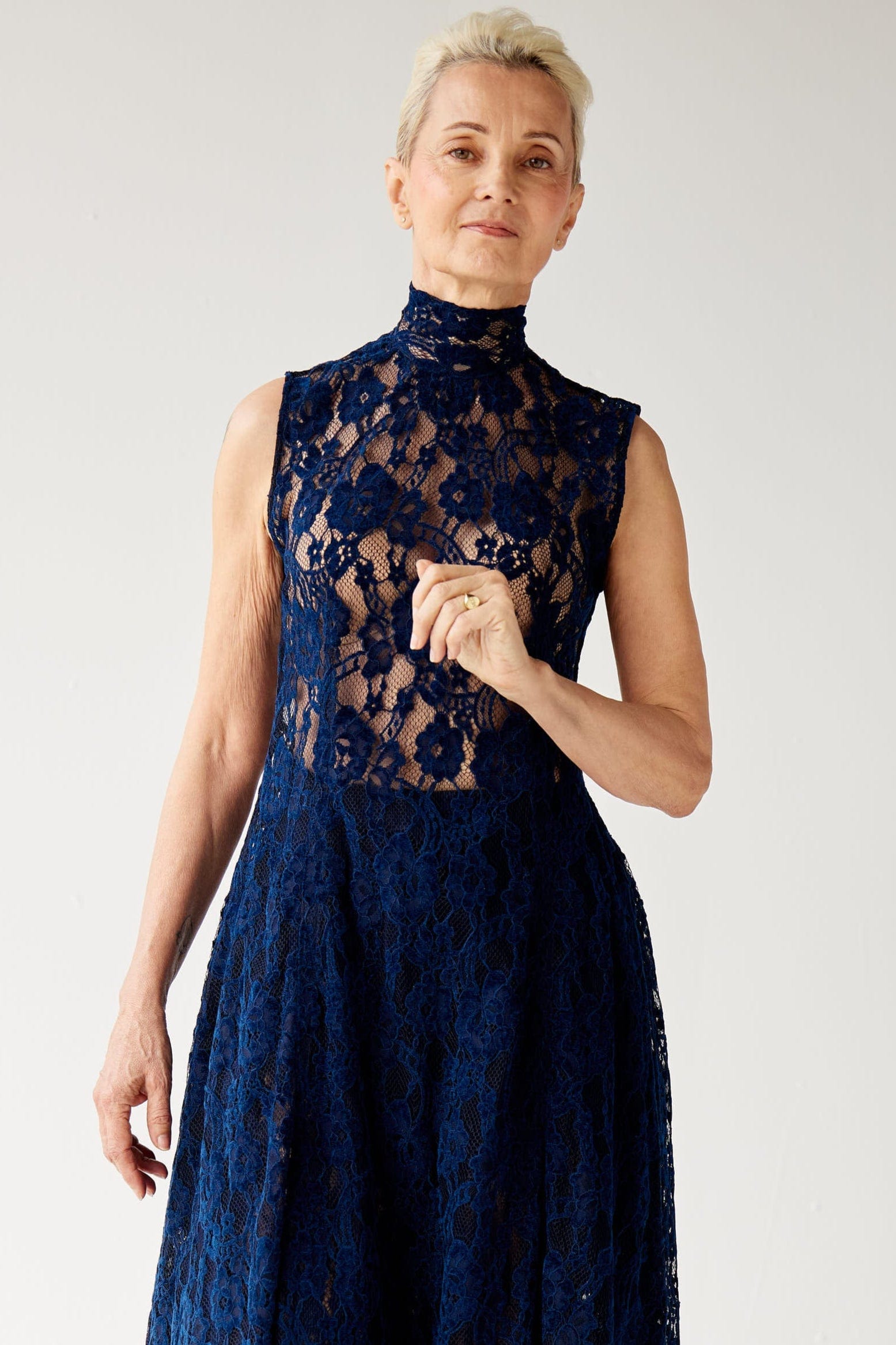 Eurie Dress in Lace, Goldenrod / Small Eurie Dress in Lace, Goldenrod / Small