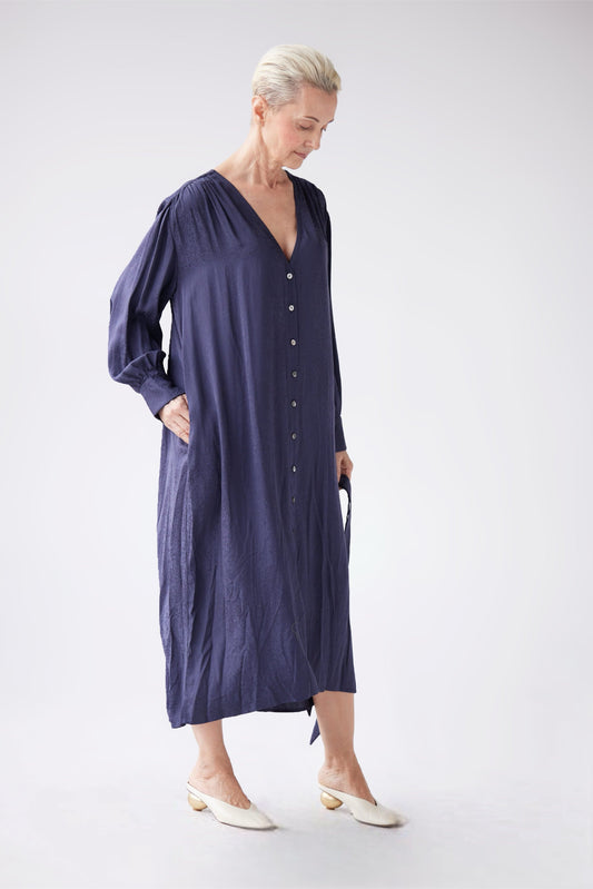 Farrah Dress in Leopard Jacquard Dresses CHRISTINE ALCALAY