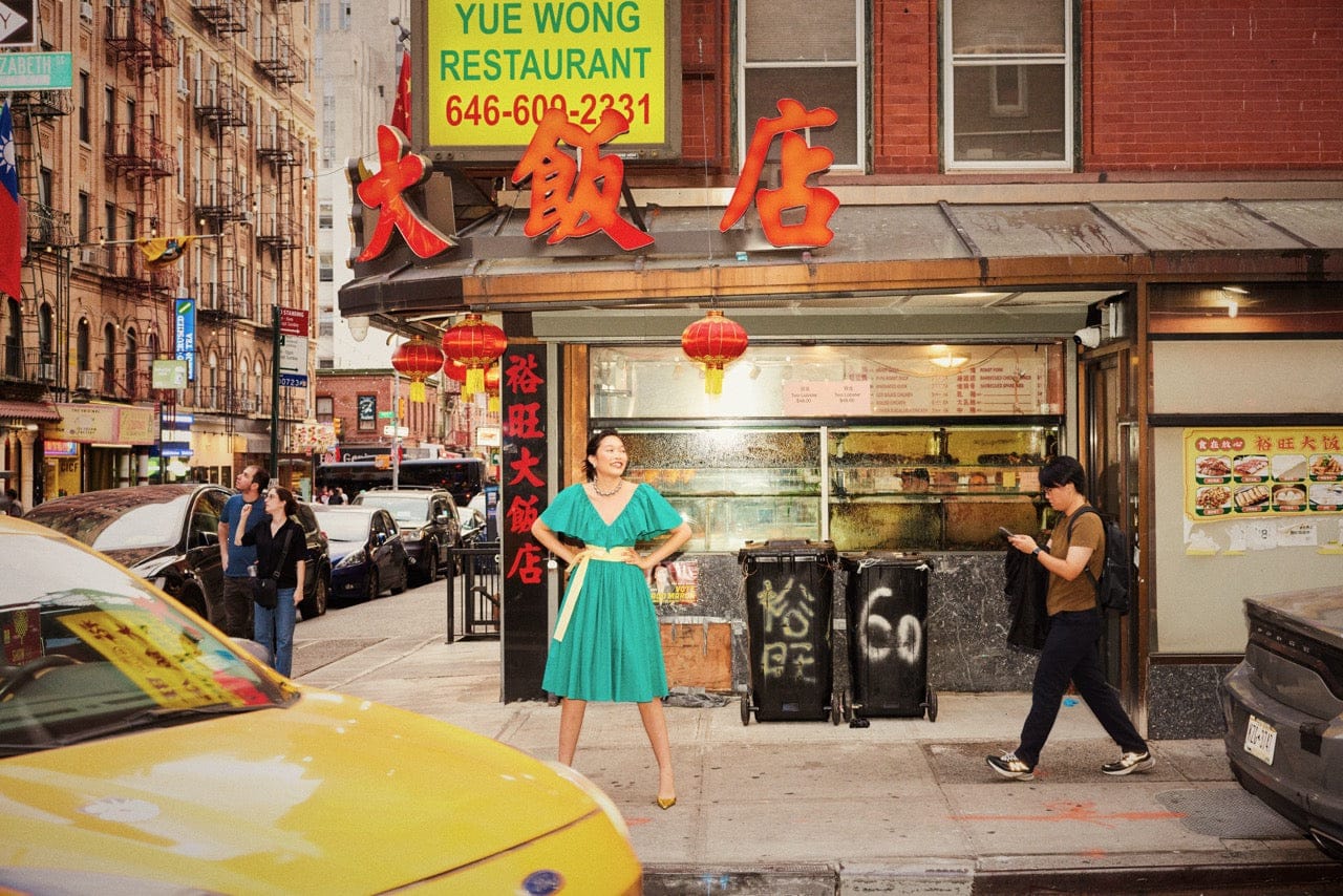 Hong Nhung Dress in Malachite Green Cotton Dresses CHRISTINE ALCALAY