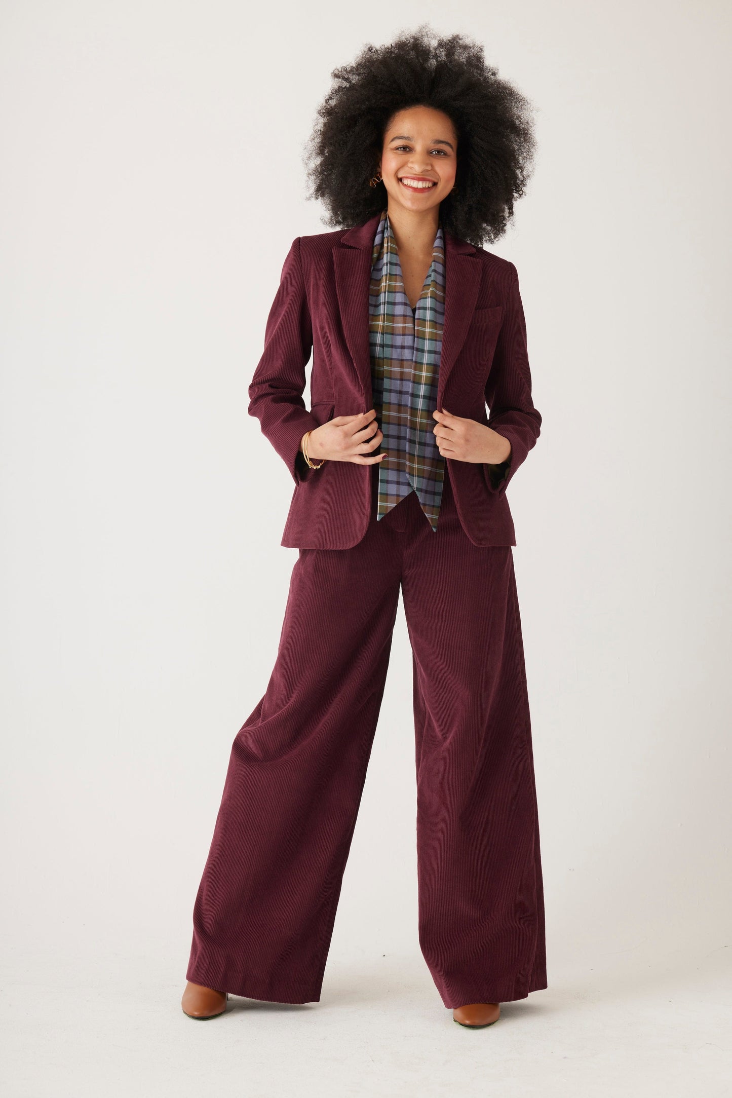 Tilda Blazer in Fine Wale Corduroy Jackets CHRISTINE ALCALAY   