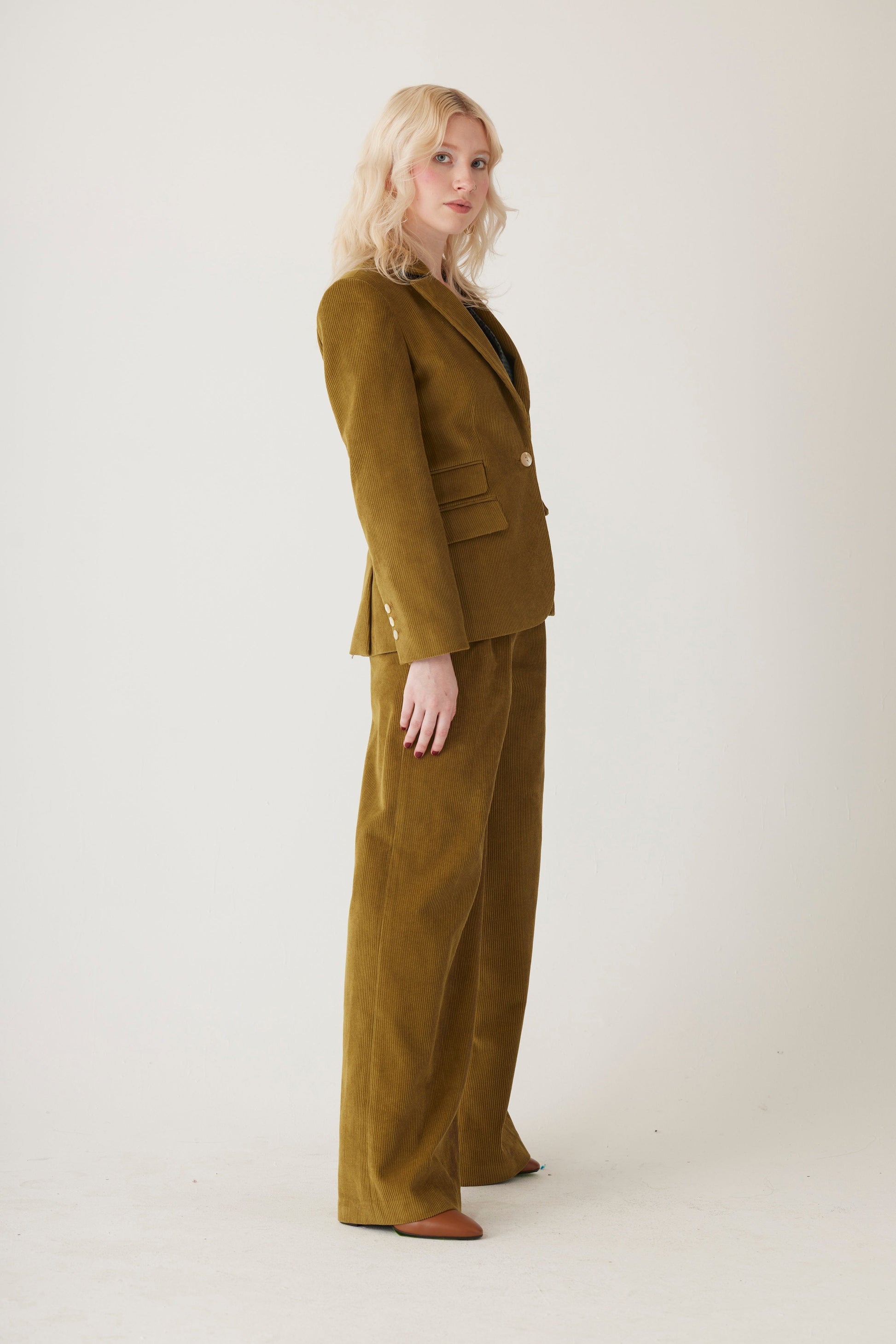 Tilda Blazer in Fine Wale Corduroy Jackets CHRISTINE ALCALAY   