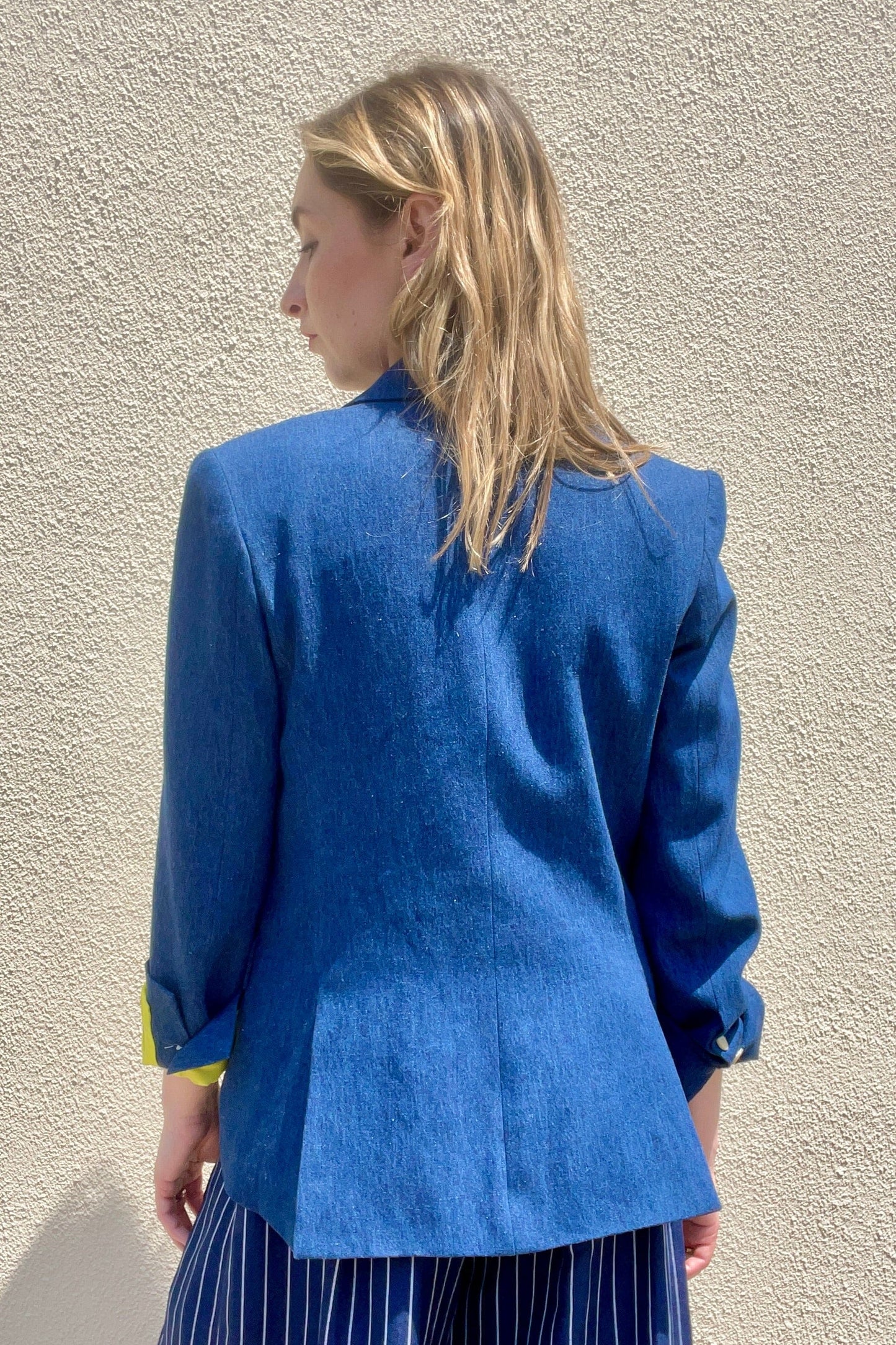 Tilda Jacket in Hemp/Organic Cotton Denim Jackets CHRISTINE ALCALAY   