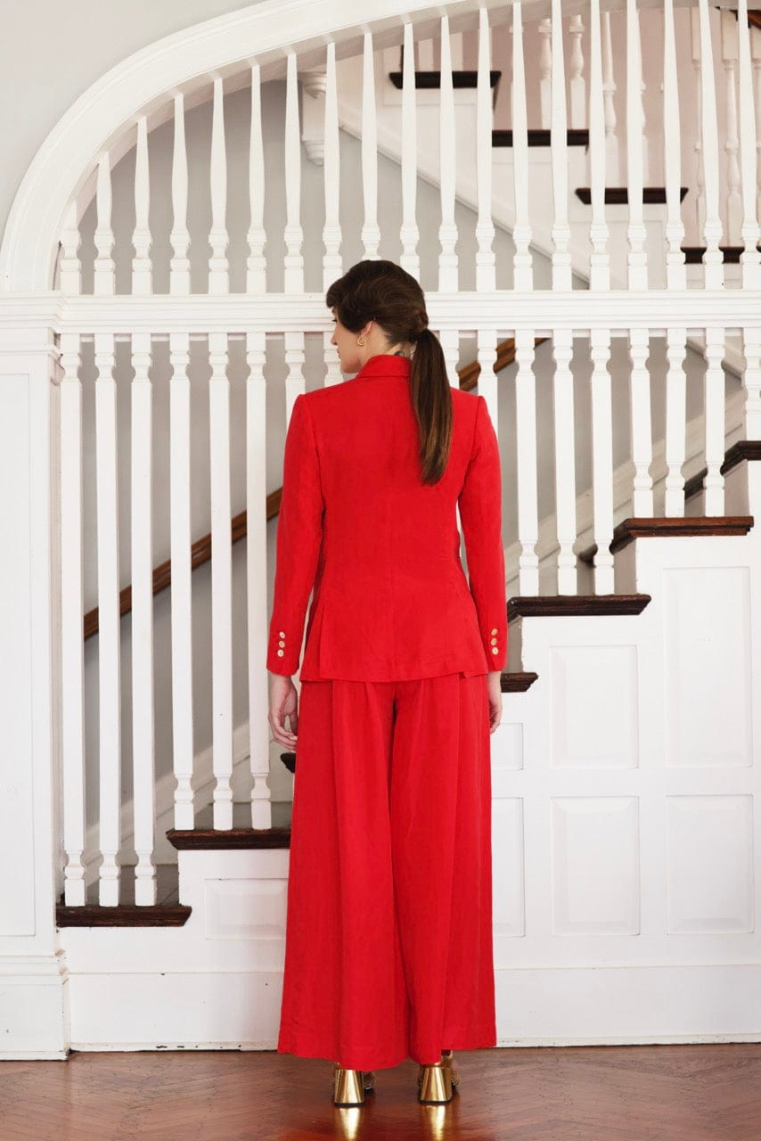 Bianca Jacket in Cupro Linen Blend Jackets CHRISTINE ALCALAY