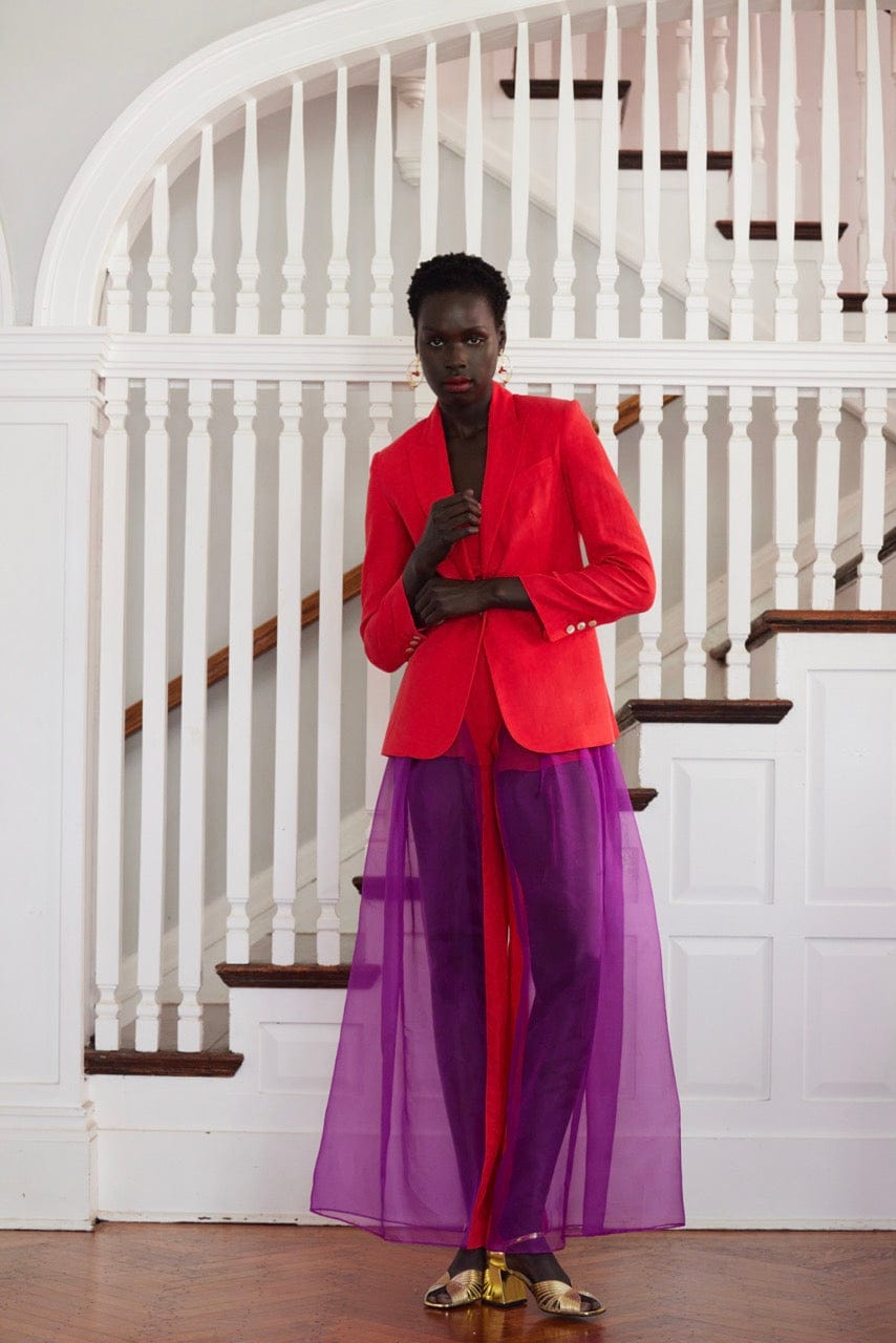 Bianca Jacket in Cupro Linen Blend Jackets CHRISTINE ALCALAY