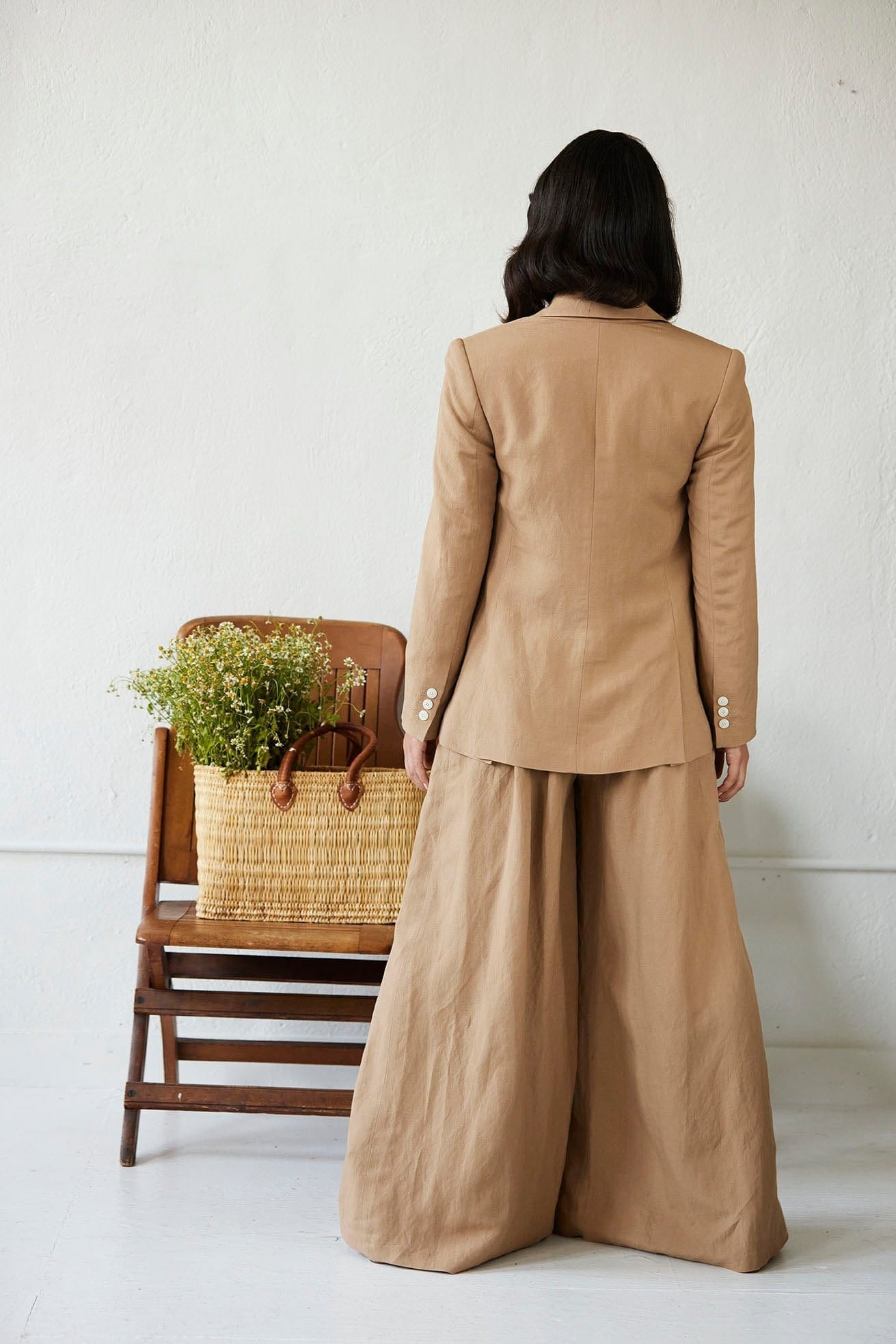 Bianca Jacket in Linen Blend Jackets CHRISTINE ALCALAY   