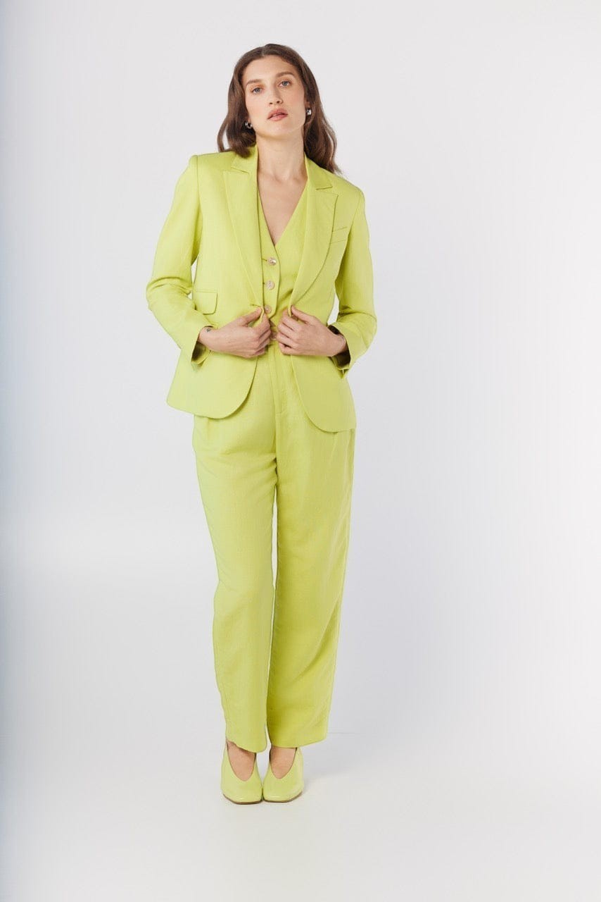 Tilda Double Pocket Blazer in Linen Jackets CHRISTINE ALCALAY